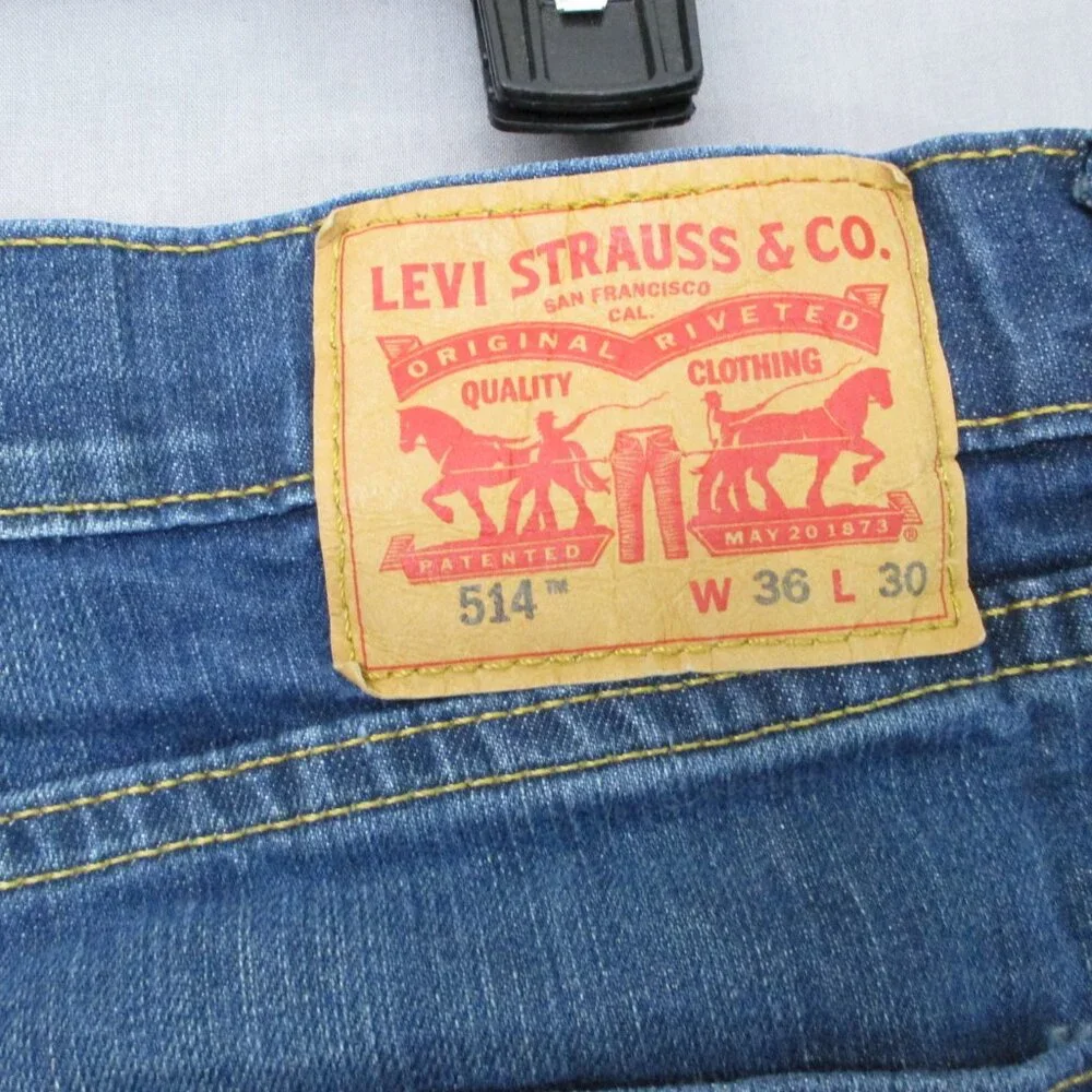 Levi Strauss 514 Jeans Blue Men Size | W36/L30‎